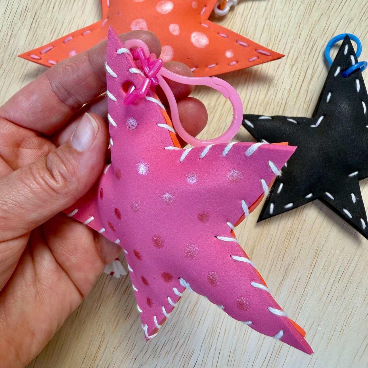Kids Club: Plush Star Keychains
